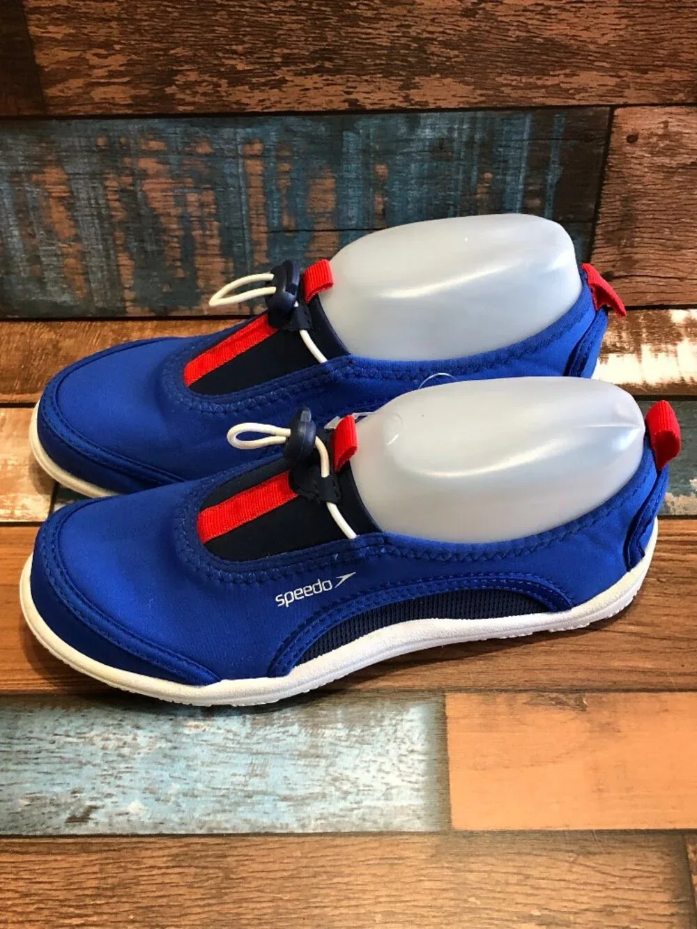 Speedo Juniors Kids Boys Water Shoes Blue Size M (shoe size 2-3)